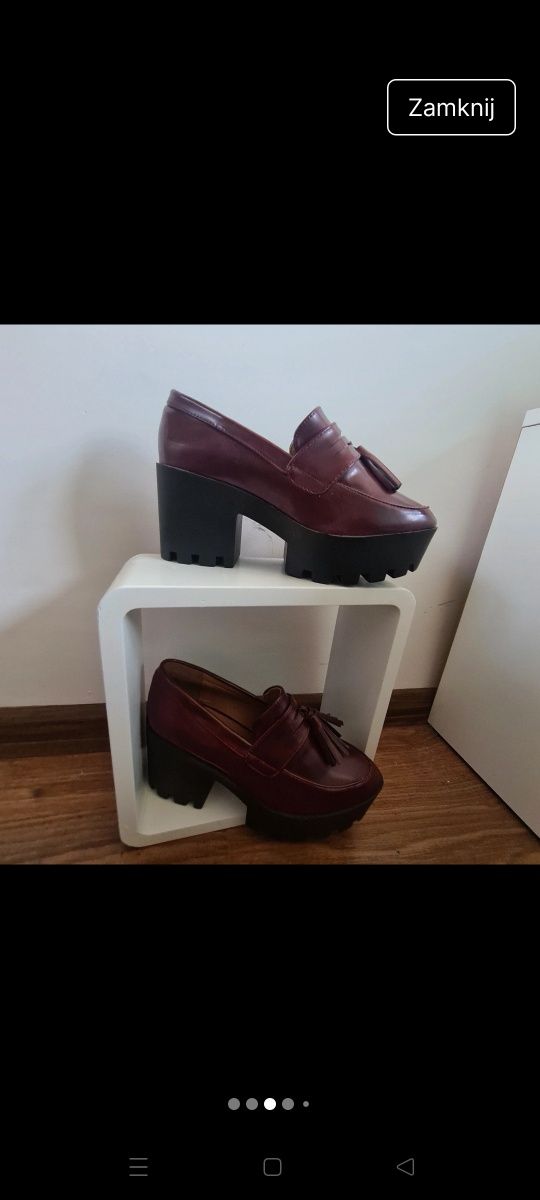 Buty mokasyny damskie