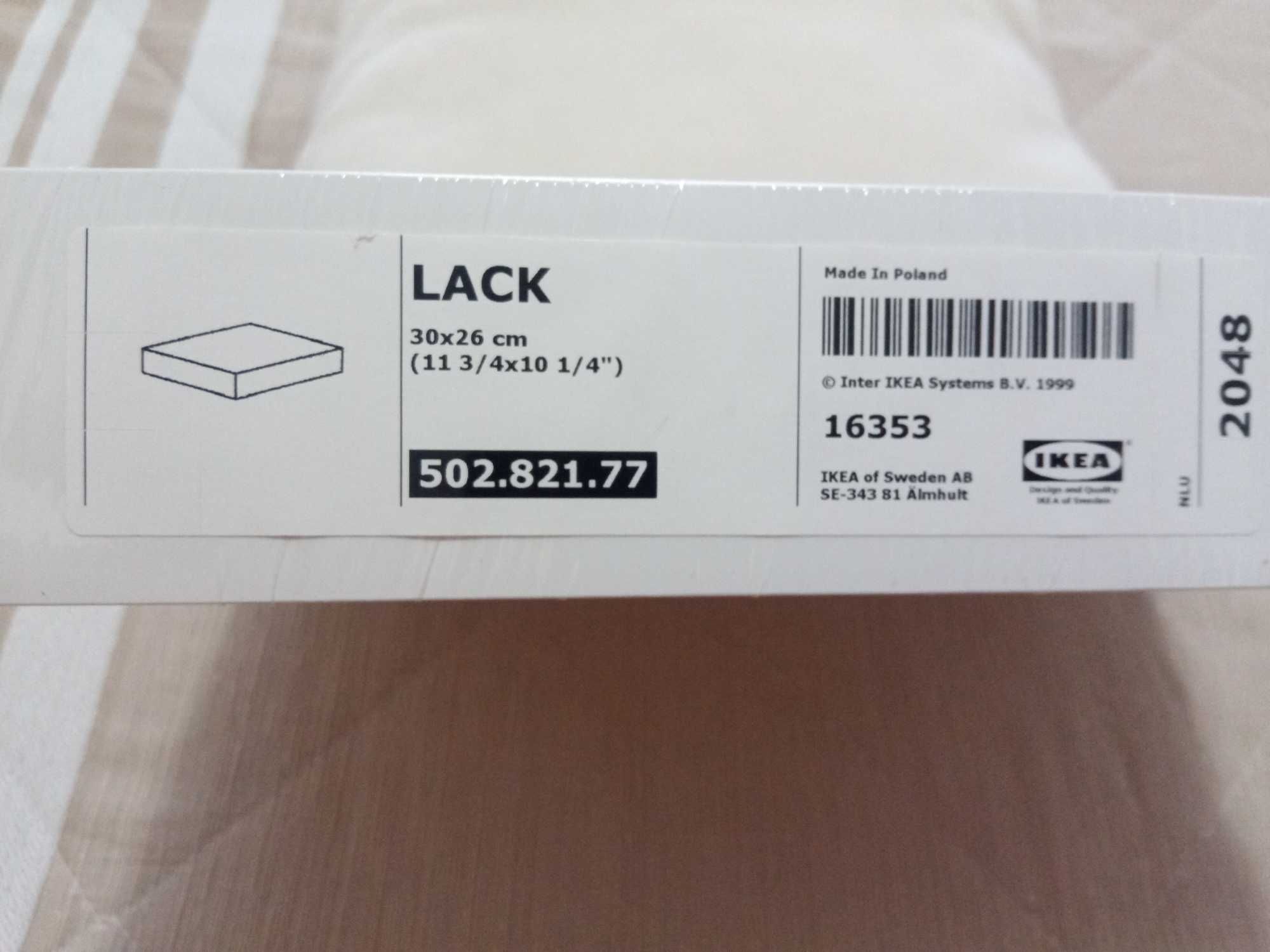 Prateleira do IKEA,modelo LACK,com dimensão de 30x26 cm.Nova.