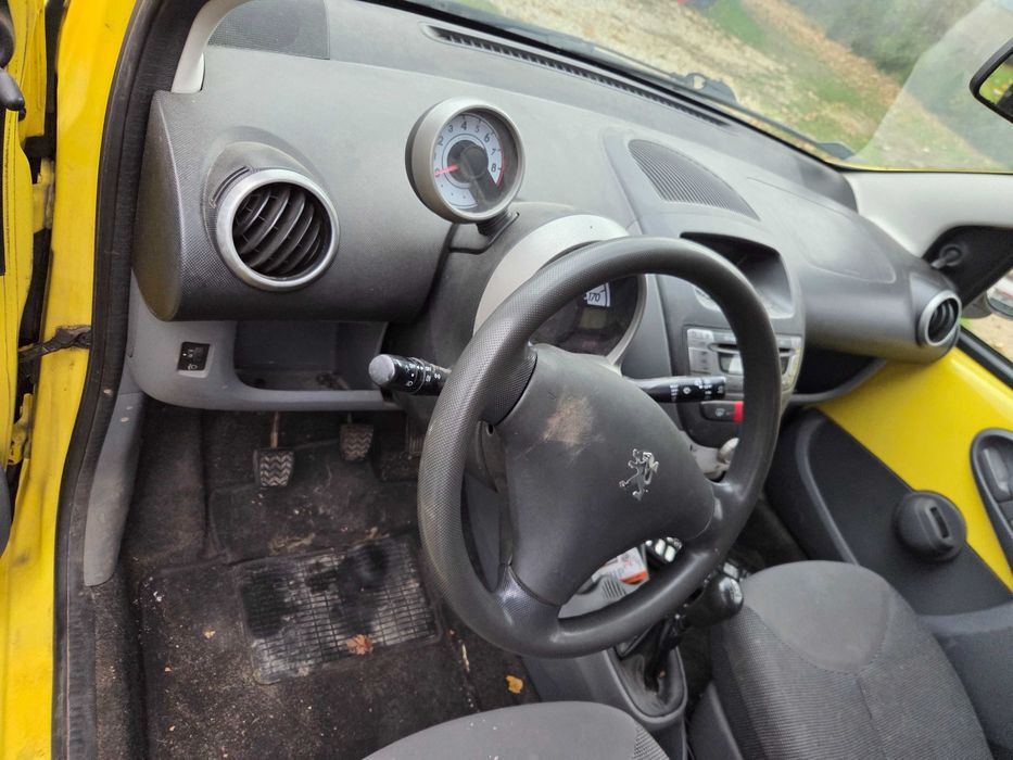 Peugeot 107 maska zderzak drzwi KBL szyba klapa lusterko błotnik lampa