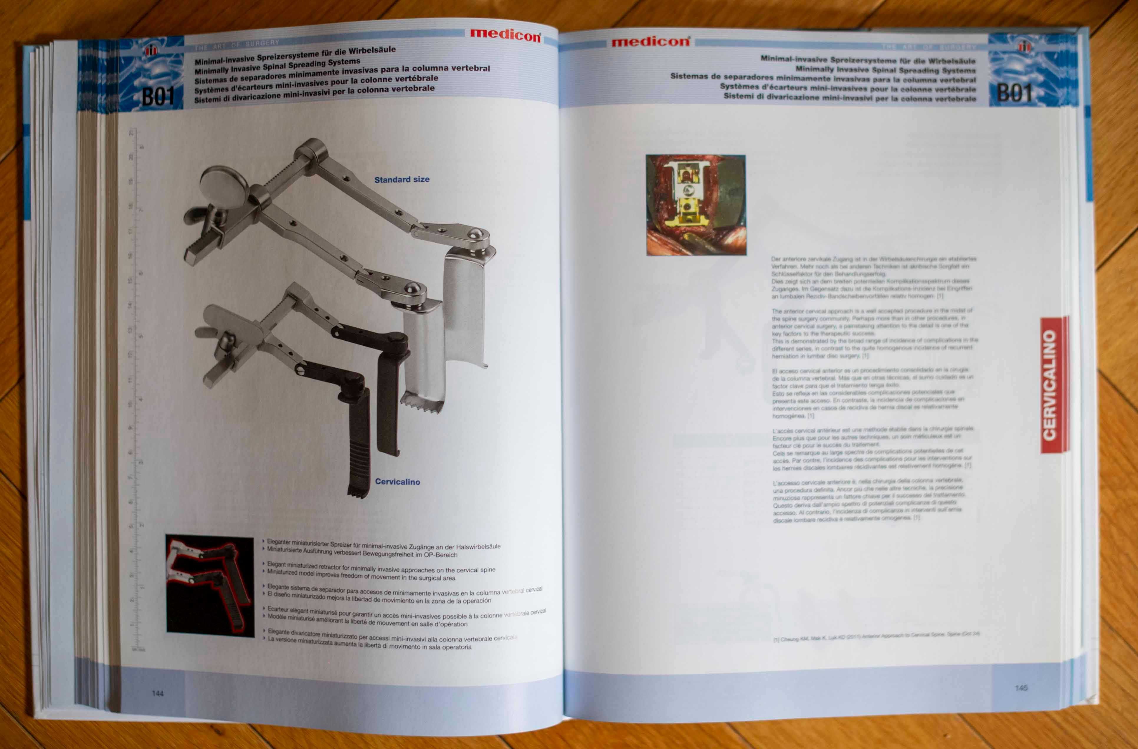 Medicon Surgical Instruments CMF Neuro + Spine Catalog Germany 2024
