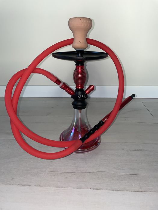 Shisha fajka wodna szisza zestaw węgiel szczypce melasa
