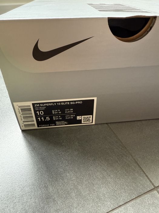 Nike Mercurial Superfly 10 Elite SG-PRO roz. 44