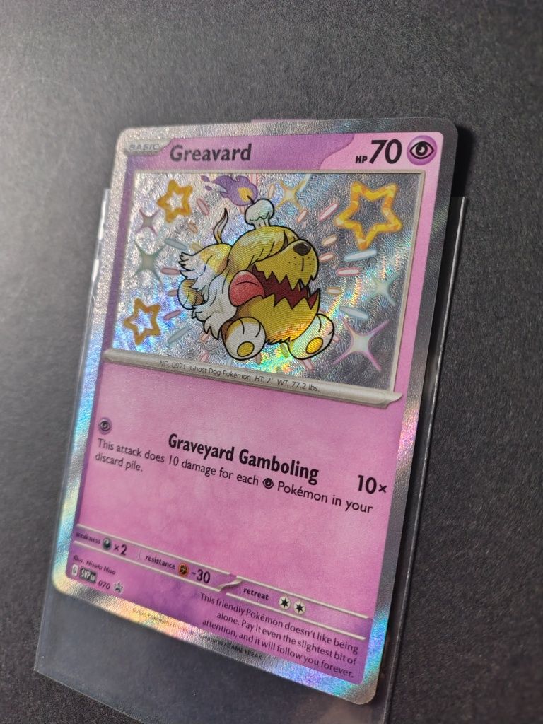 Pokemon tcg Greavard promo Paldean Fates