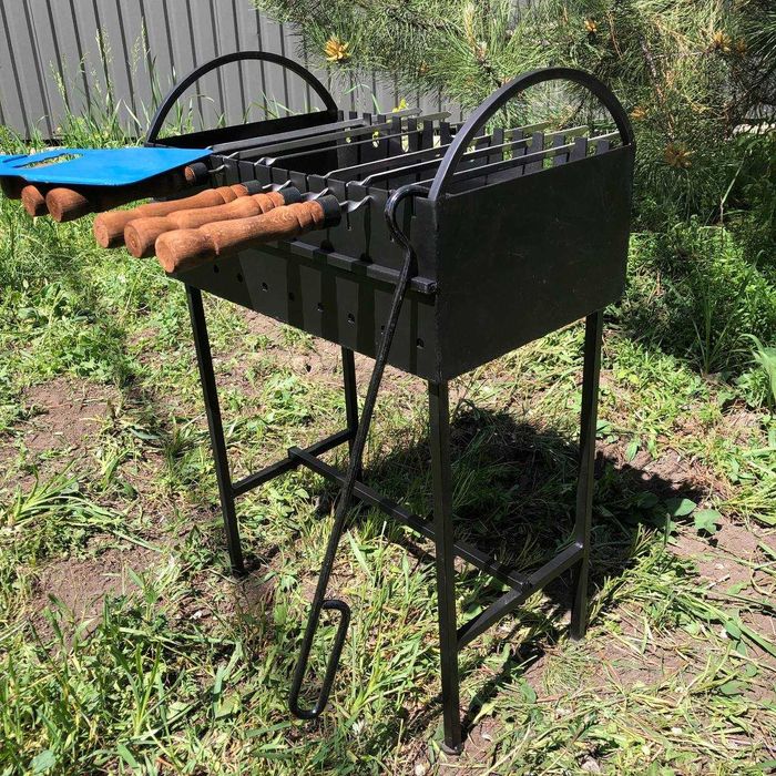 Мангал на 7 шампурів Розбірні ніжки