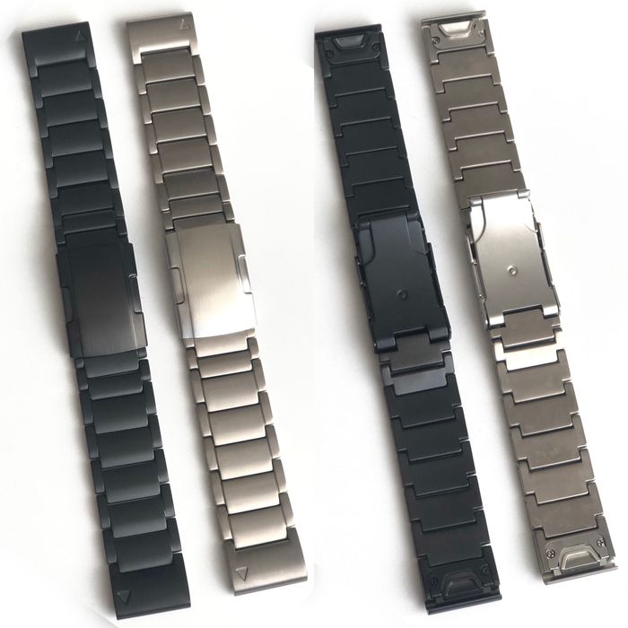 Титанові браслети на годинники Garmin Quick fit 22 мм 26 мм ремінець