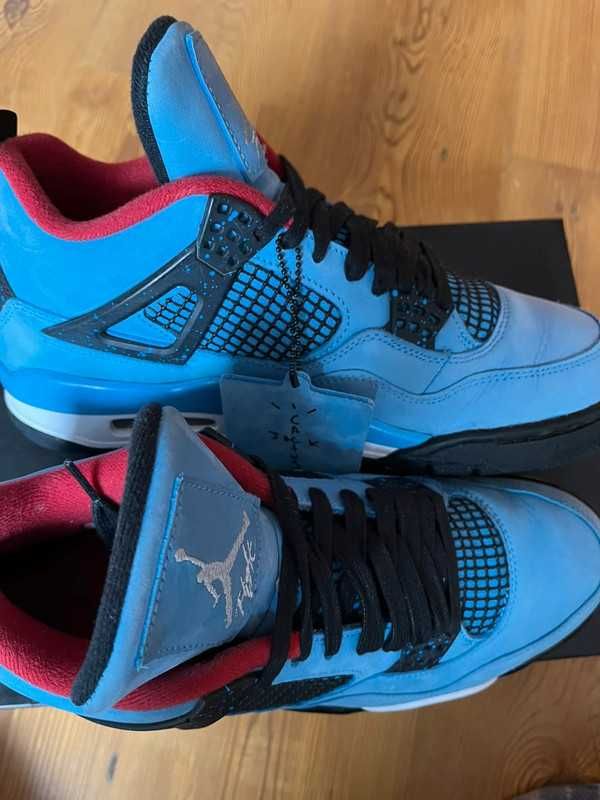 nowy Jordan4Retro Travis Scott Trampki Cactus Jack Moda R.44