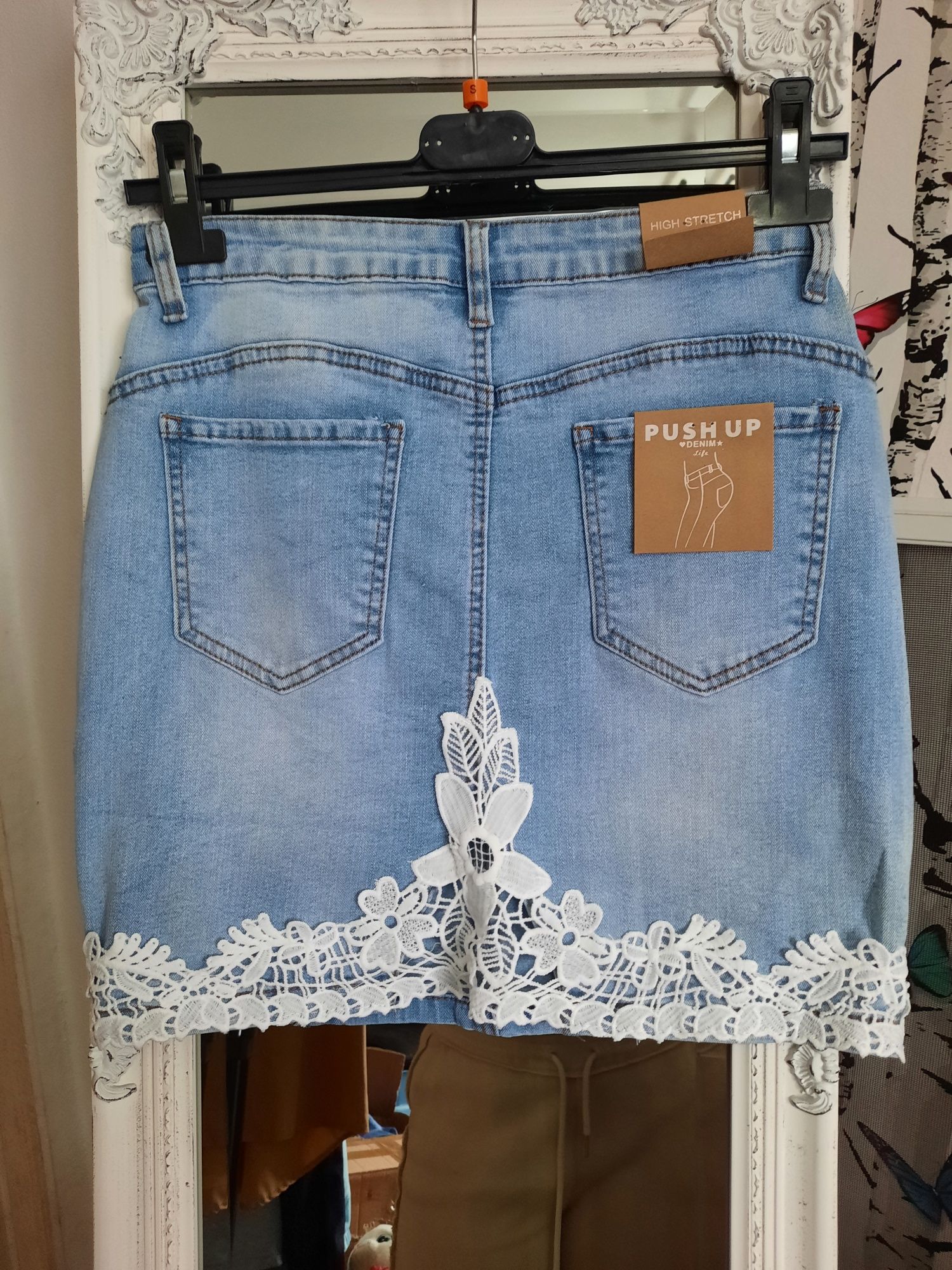 Jeansowa spódnica jeansowa