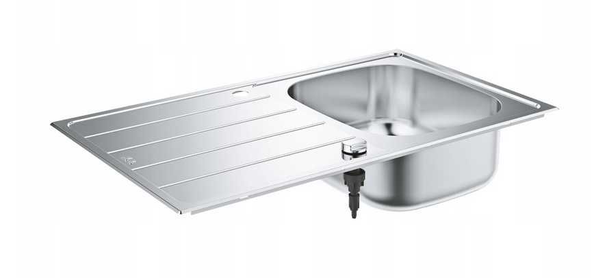 Zlewozmywak jednokomorowy Grohe K200 stal Inox