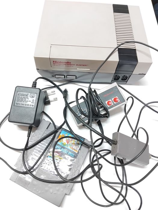 Nintendo NES Original +Comando+Cabos+Super Mario(Não testada)