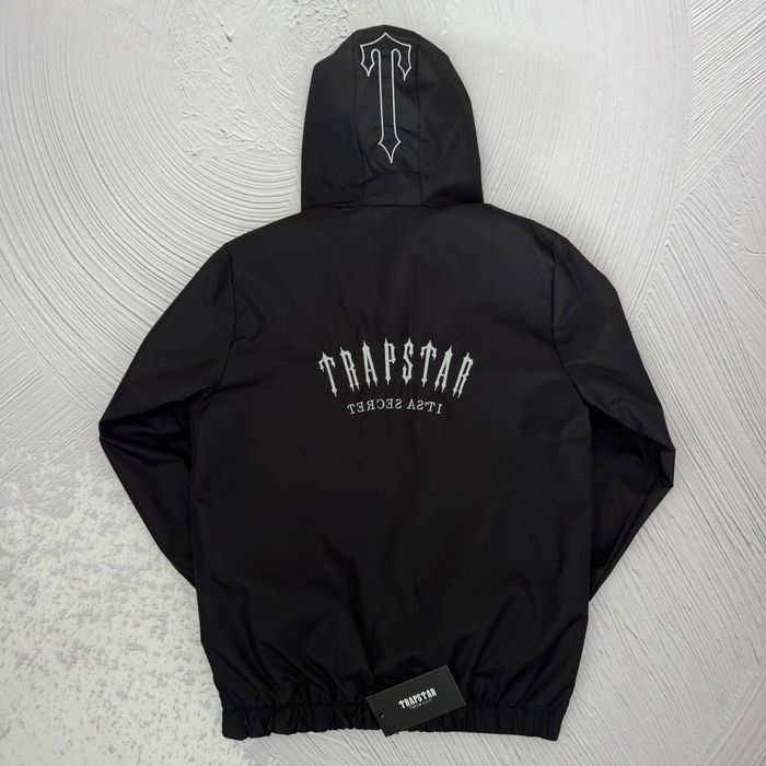 XL-XXL чорні чоловіча стильна чоловіча вітровка анорак куртка осінь