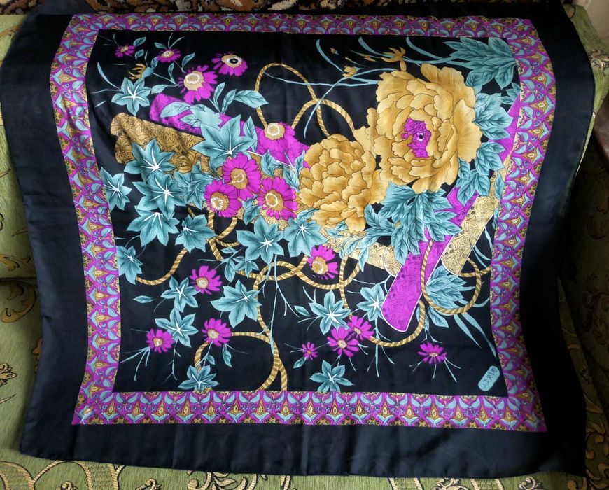 Чудові Платки з квітковим малюнком, осінній пейзаж