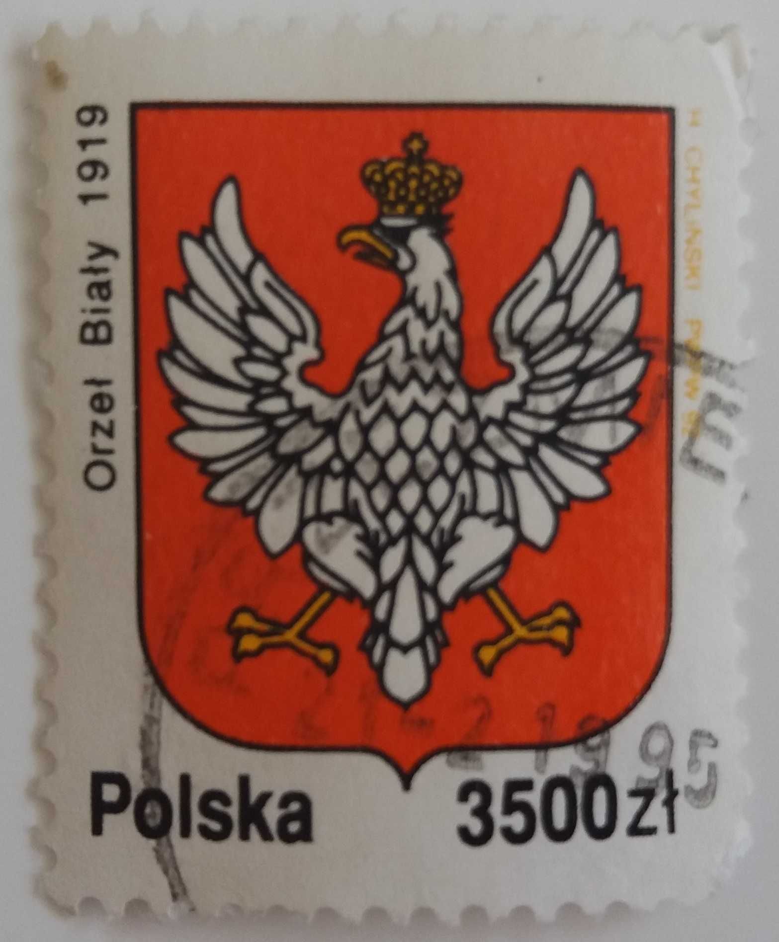 Znaczki pocztowe, Polska 1992, Historia Orła Białego