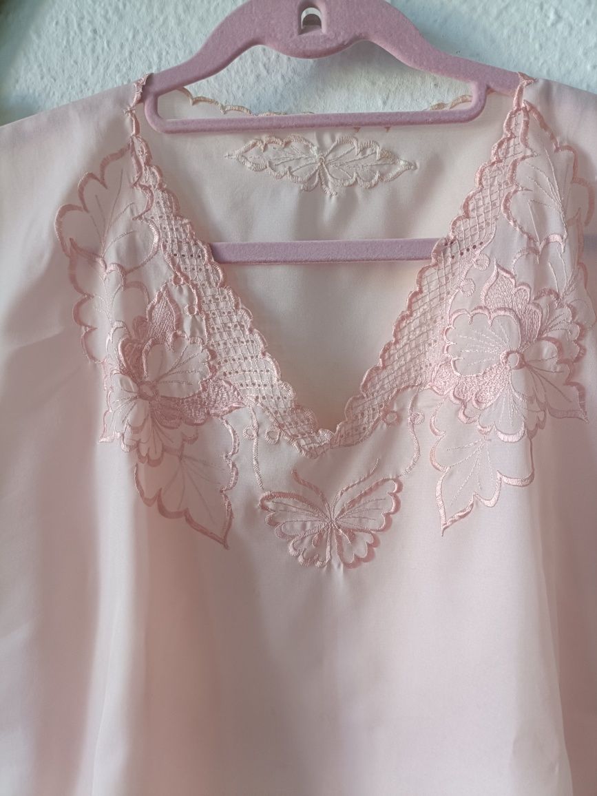 Śliczna haftowana bluzka #lato plus size rozm. 46