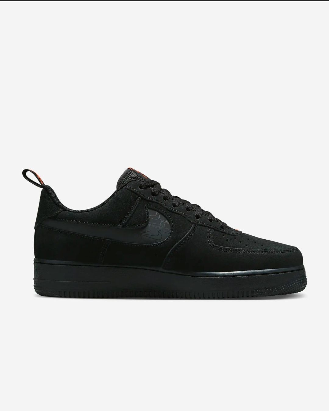 Air Force 1 Low Multi-Swoosh Black Crimson