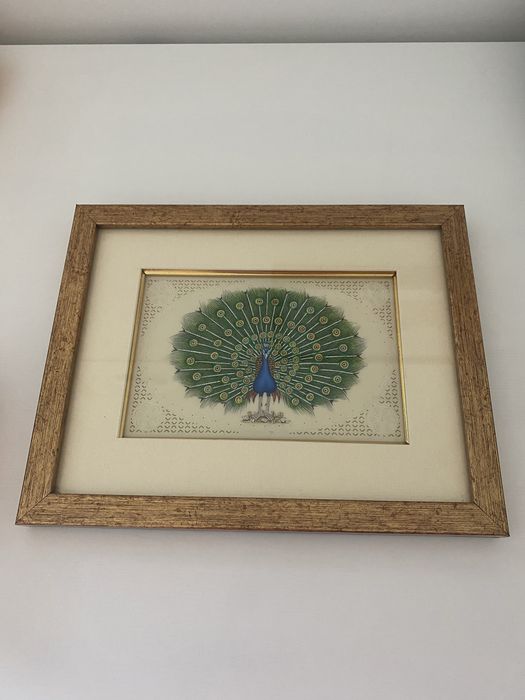 Obrazek z Indii paw symbol szczescia