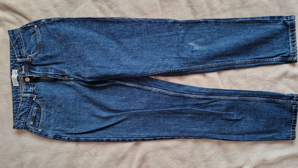 Primark jeansy 38 granat denim