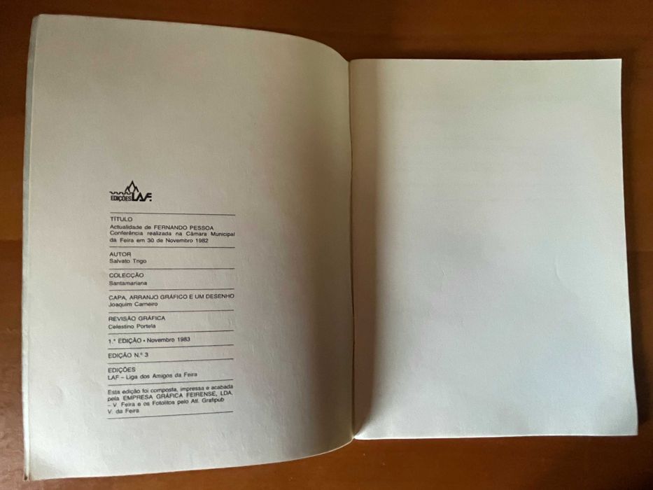 Actualidade de Fernando Pessoa – Salvato Trigo