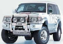 Кенгурятник на mitsubishi pajero2 jaos japan, toyota land cruiser