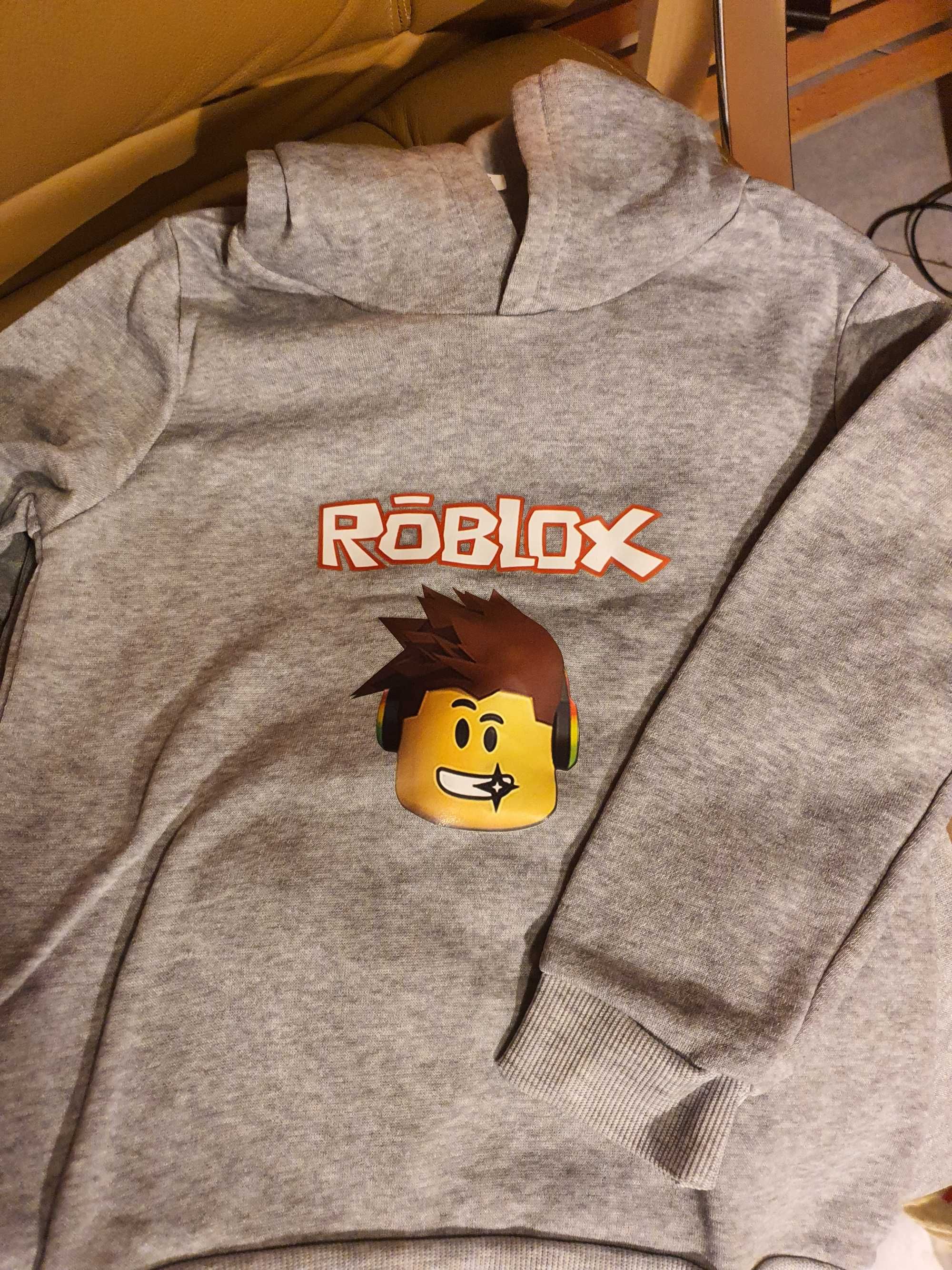 Dres dla dziecka Roblox Komplet Bluza Kangurka Spodnie Kieszenie 130