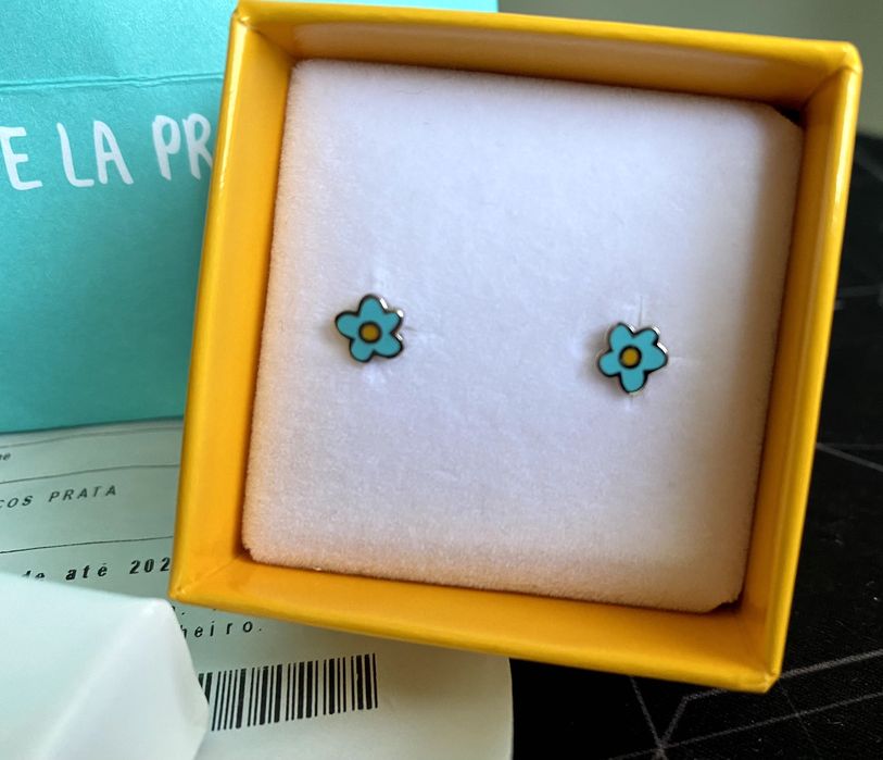 Brincos em Prata de lei 925, novos (nunca usados)