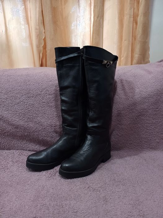 Жіночі високі зимові чоботи 40 р.