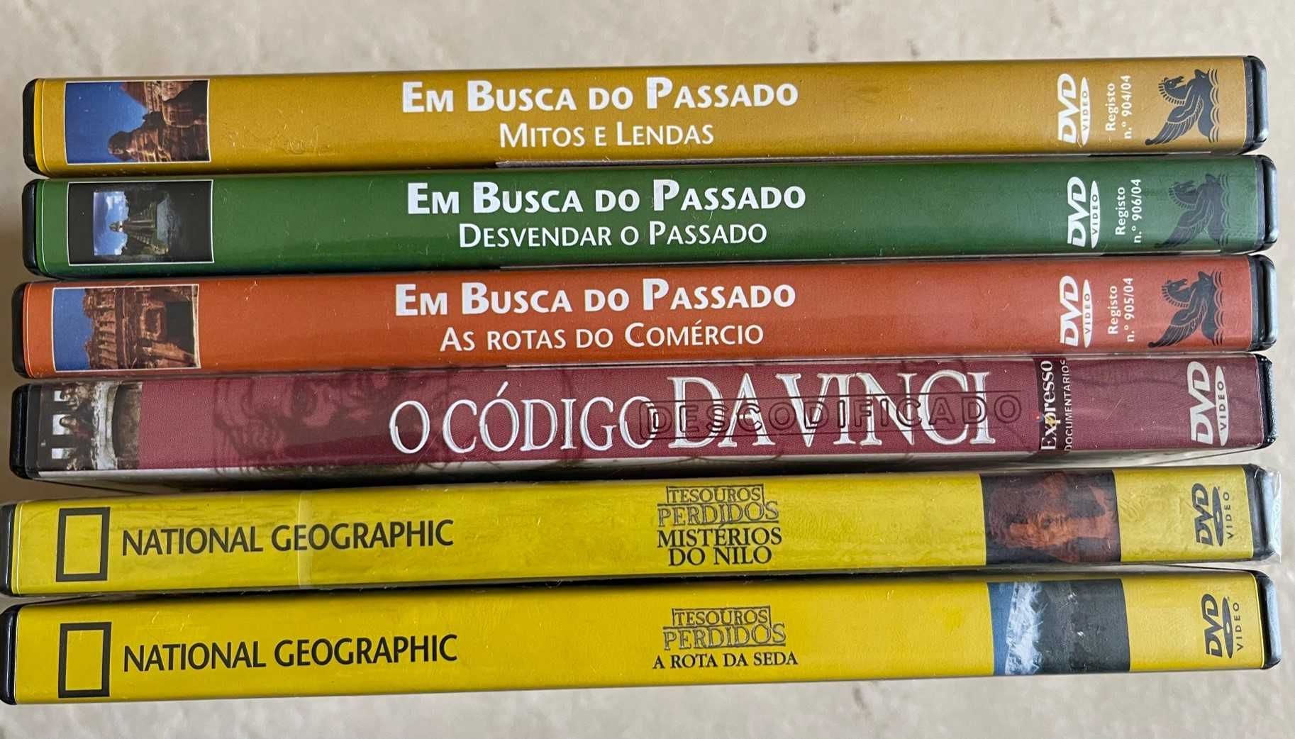 Lote de 16 Documentários DVD’s – SELADOS