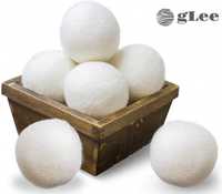 мячики для сушки gLee 100% Новая Зеландия Dryer Balls, 6 шт