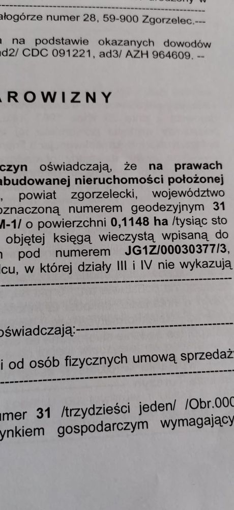 Duża Działka budowlana 1144.8 Bialogorze Zgorzelec