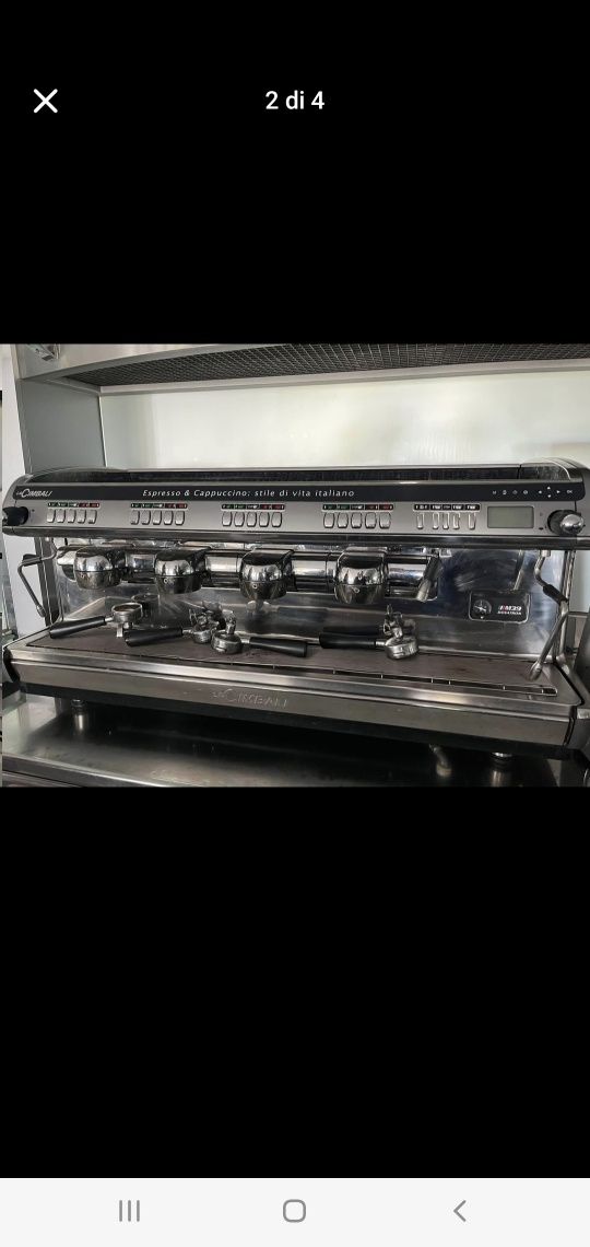 La cimbali m39 dosatron 4 grupos