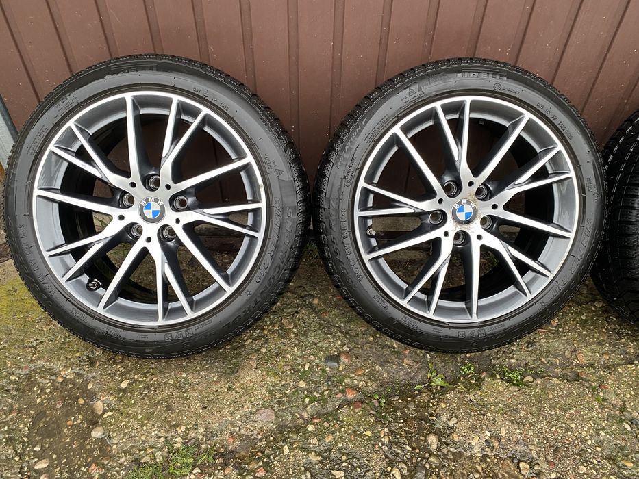 Kola zimowe 5x112 BMW 1 f40 17” czujniki opony 195/55