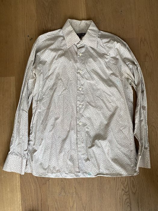 Koszula męska - Fil a Fil rozmiar 43, rozmiar XL -wymiary na zdjęciach