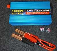 Інвертор Tataliken 1600W 12v на 220v ЧИСТИЙ СИНУС