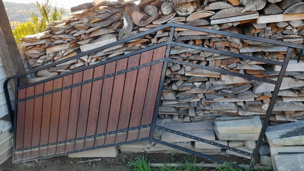 Barierka schodowa wejsciowa metalowa ocynkowana