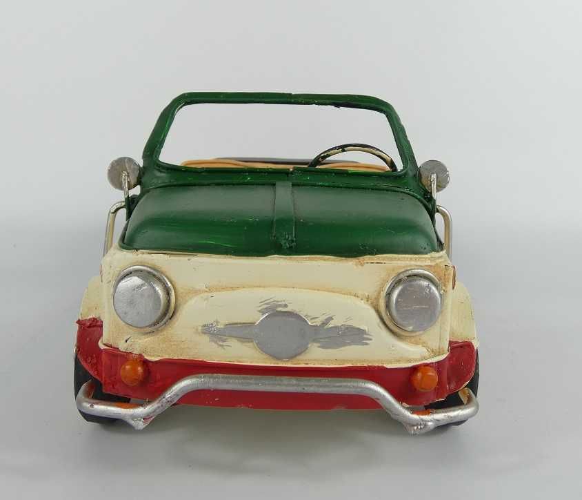 Metalowy model FIAT 500 CABRIO pojazd AUTO 27,5cm