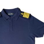 Koszula mundurowa polo z pagonami bawełna 100% GRANATOWA M NauticDecor