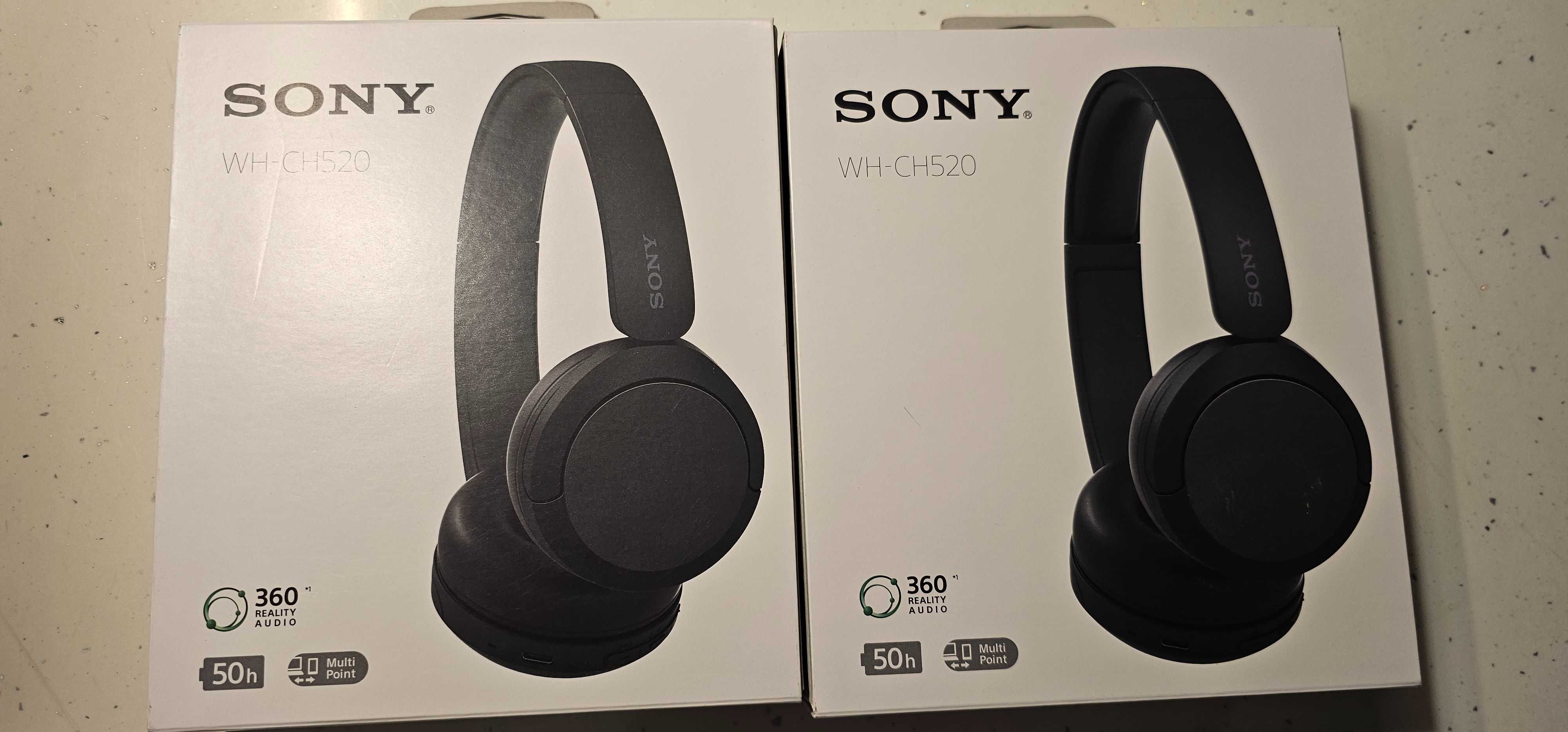 Słuchawki bezprzewodowe nauszne Sony WH-CH520