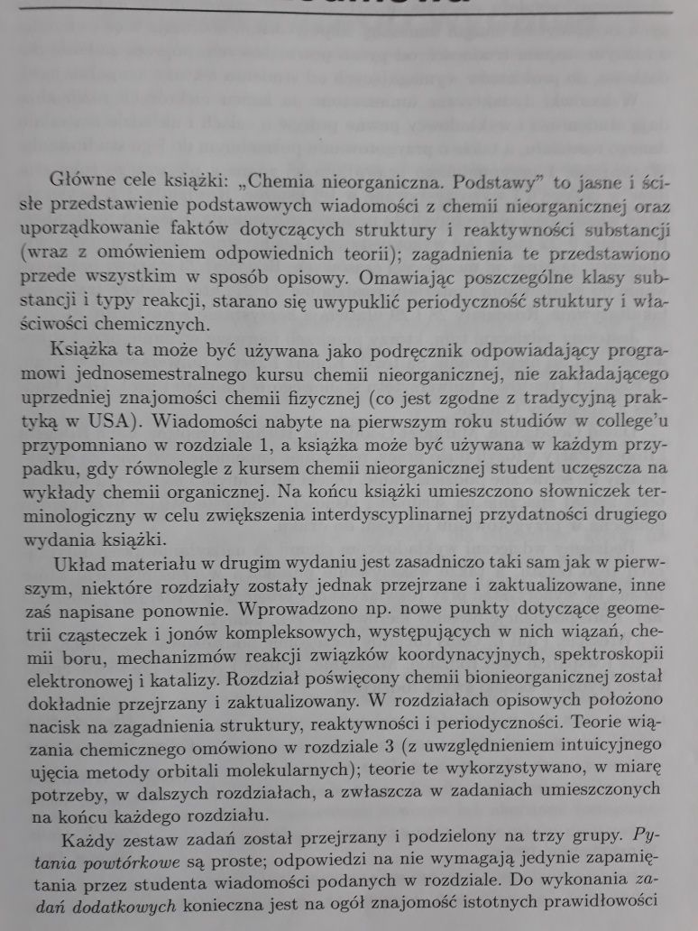 Książki z dziedziny Chemii dla licealistów i studentów .