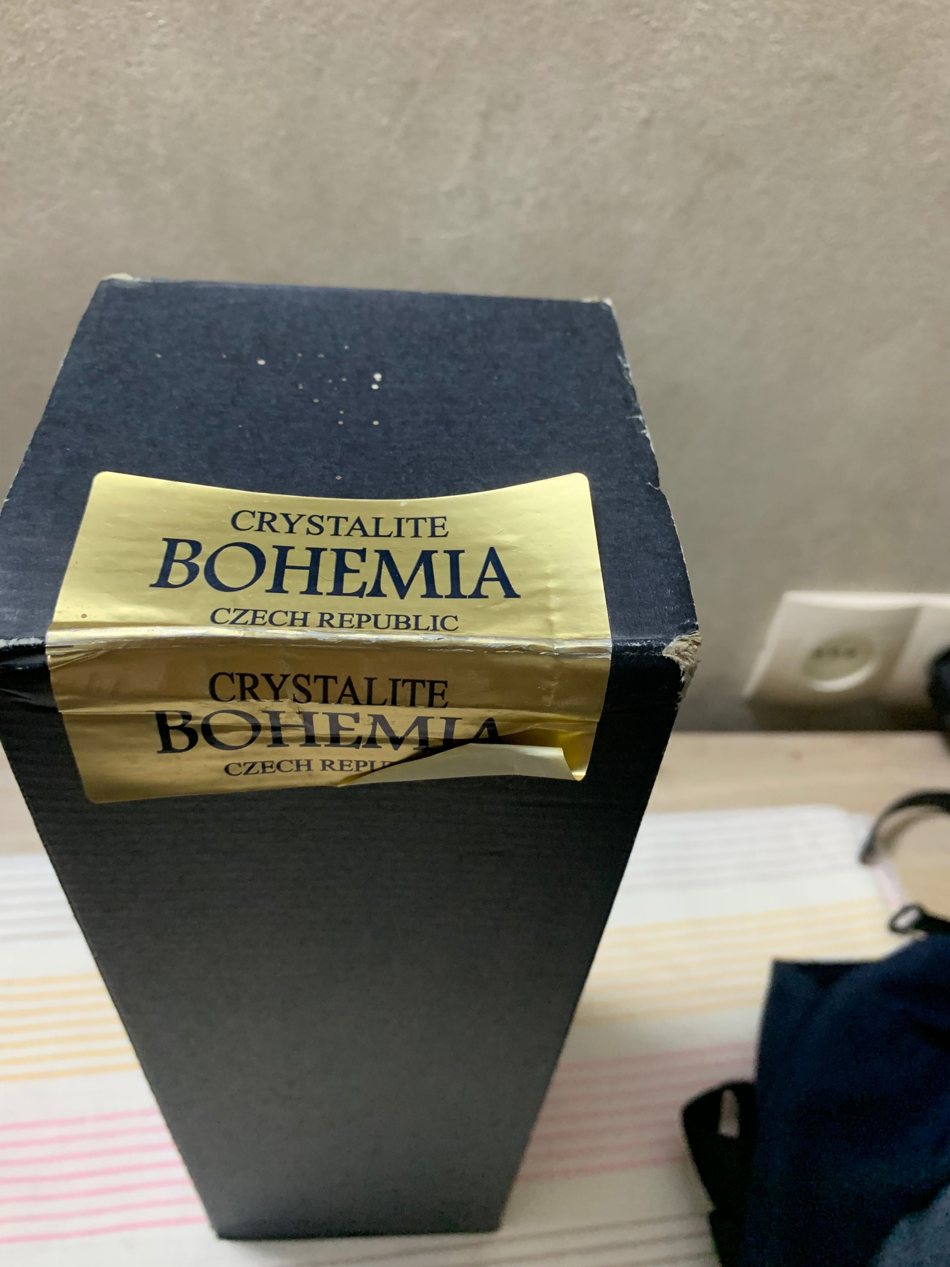 Подсвечник хрустальный Bohemia 30,5 см новый