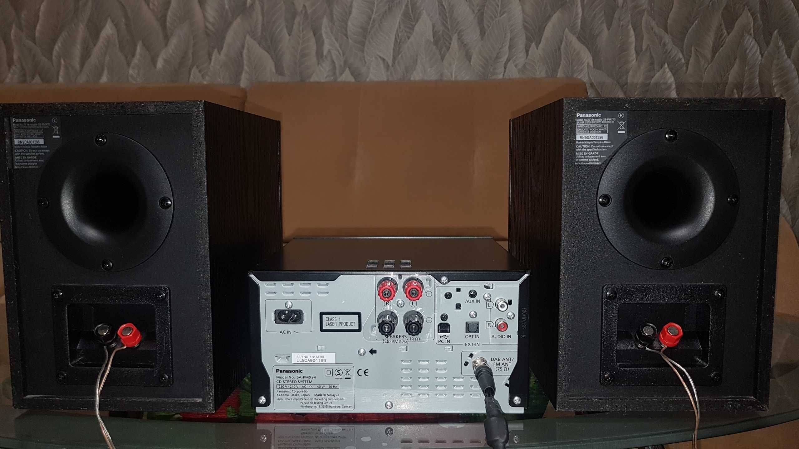 Музыкальный центр Panasonic SA-PMX94 /BT,FLAC,DAB/ made in Malaysia