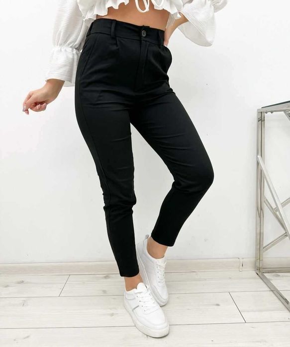 Piękne damskie eleganckie spodnie s/m