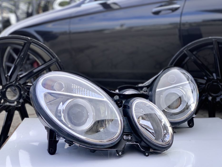 Фары Mercedes Benz w211 Дорестайлинг Галоген Фара Оптика АвтоРозборка