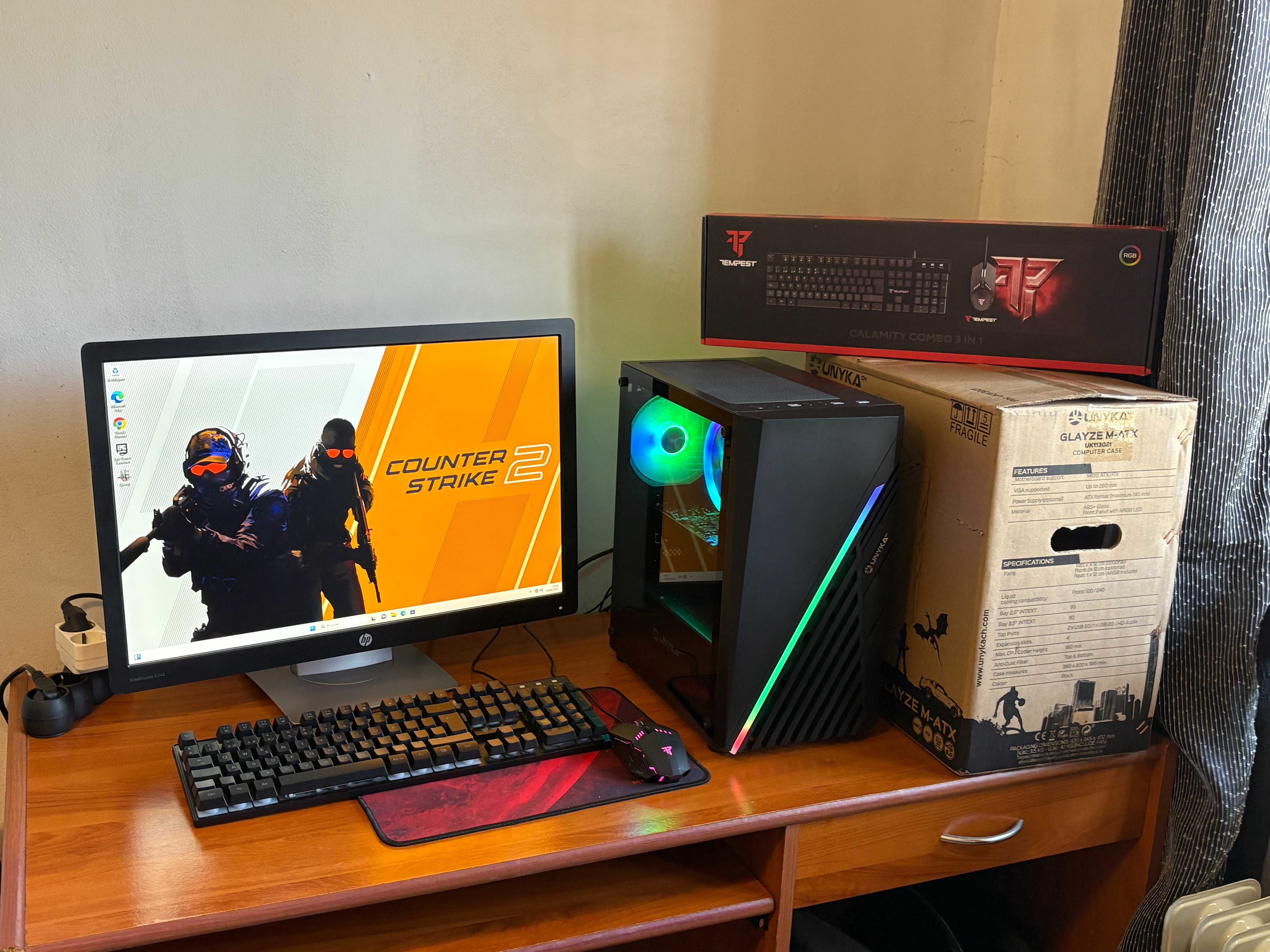 PC/Gaming i7/Nvidia GTX 1050Ti /SSD 512/Ram 32Gb /Monitor etc
