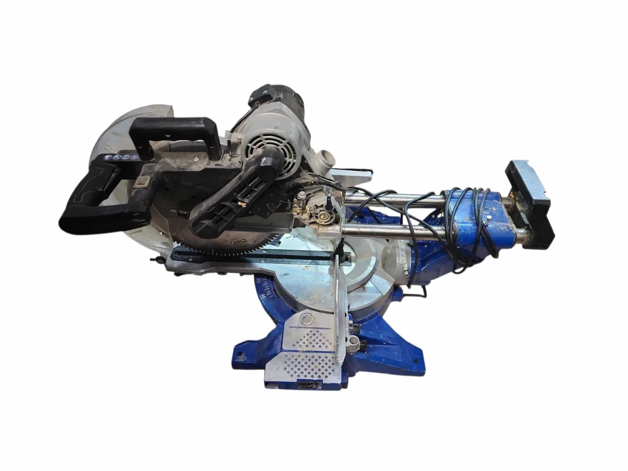 Scheppach HM140L - piła ukośna z posuwem 305 mm + stół roboczy UMF1600