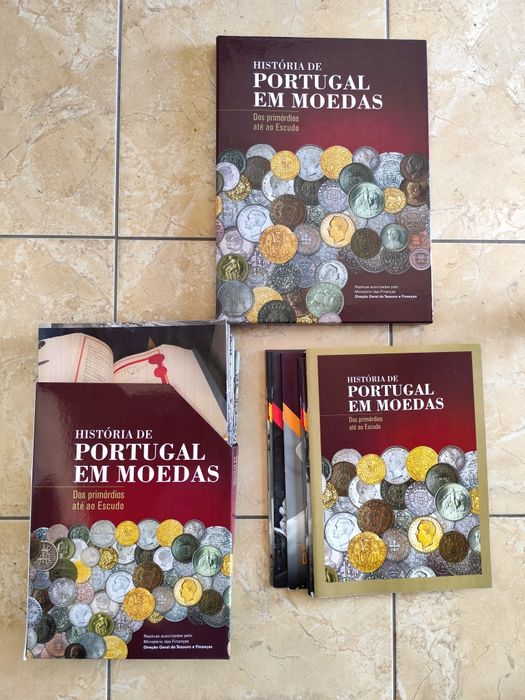 Moedas decorativas - história de Portugal em moedas