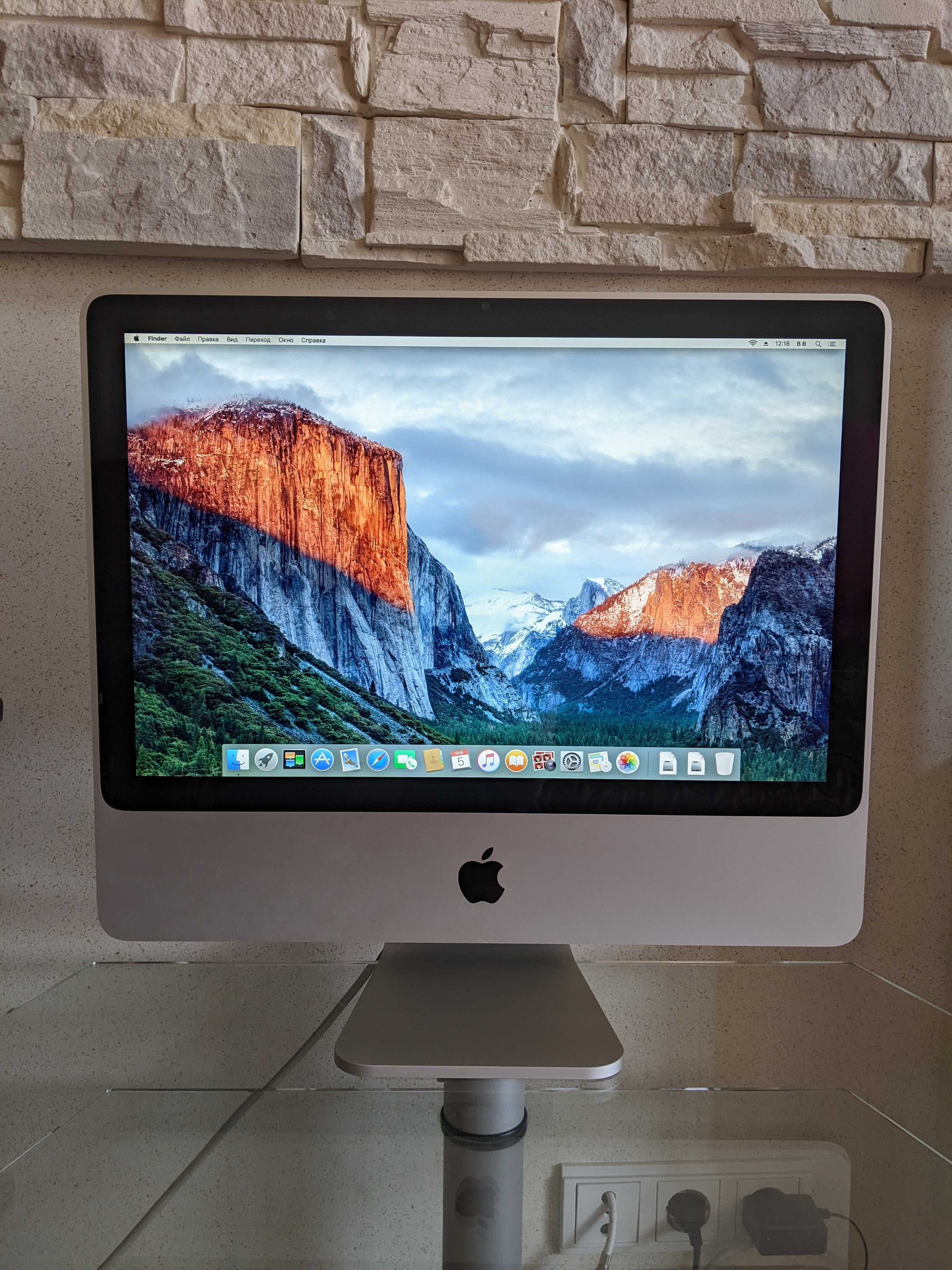 iMac 2007 20-inch, операционная система OS X El Capitan 2015