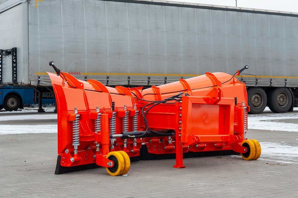 Pług składany tytan 3,6m! profesjonalny hydrauliczny ciężki  1400kg!