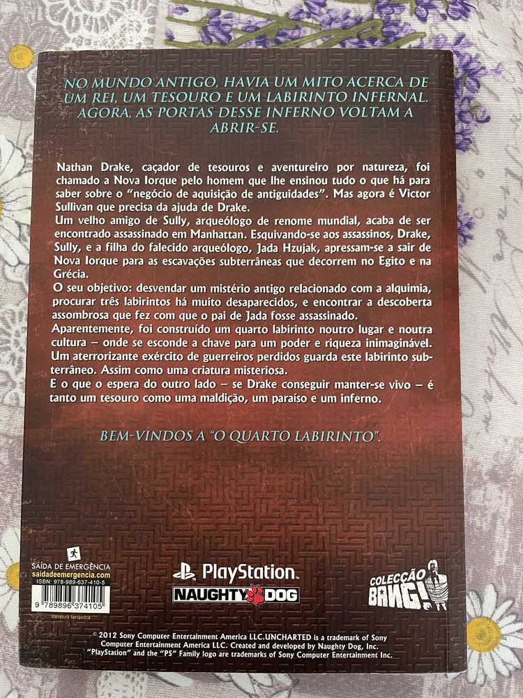Livro Uncharted O Quarto Labirinto