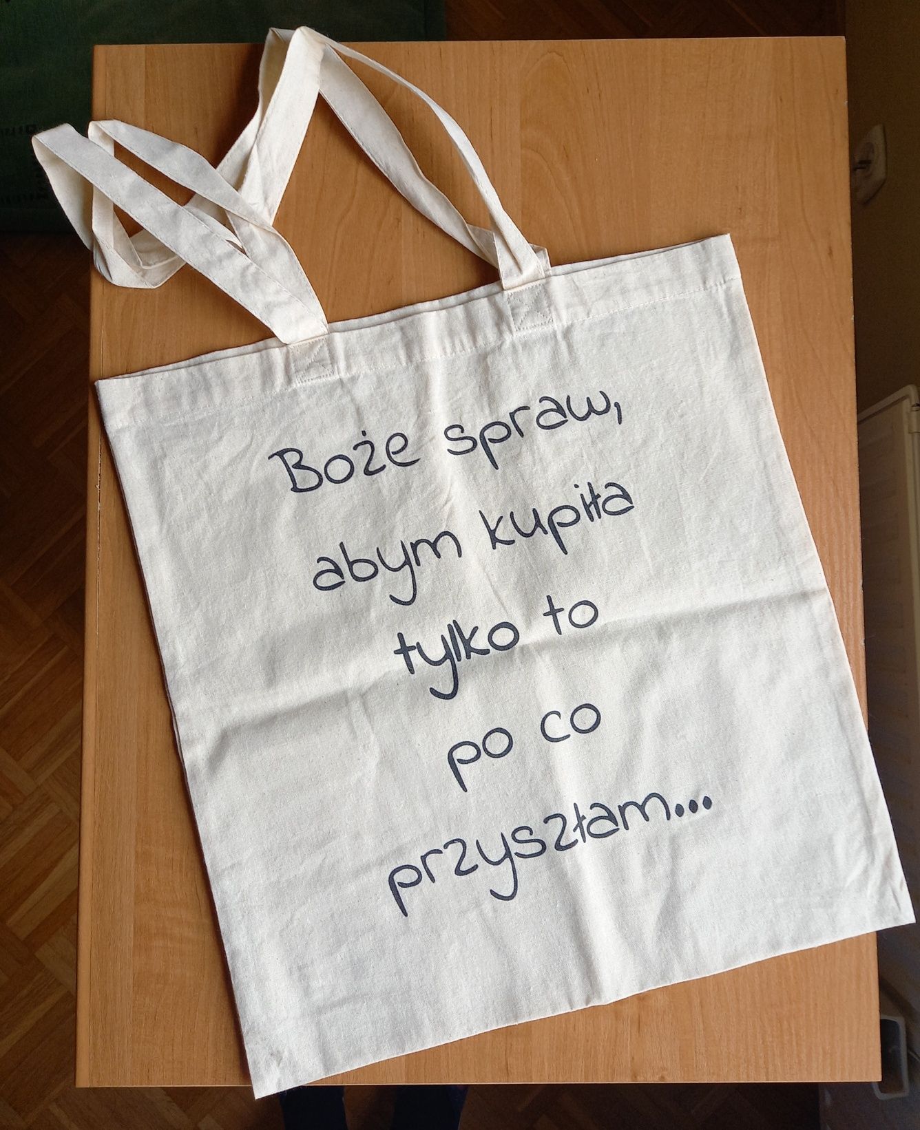 EKO TORBA płócienna na zakupy - NOWA bardzo ORYGINALNA  - shopperka