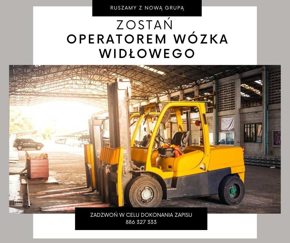 KURS OperatorWózkaWidłowego,Suwnice,ADR,Elektryk1 kW w Starachowicach