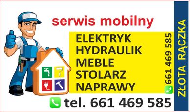 Złota rączka Białystok, Elektryk, Hydraulik, montaż mebli.